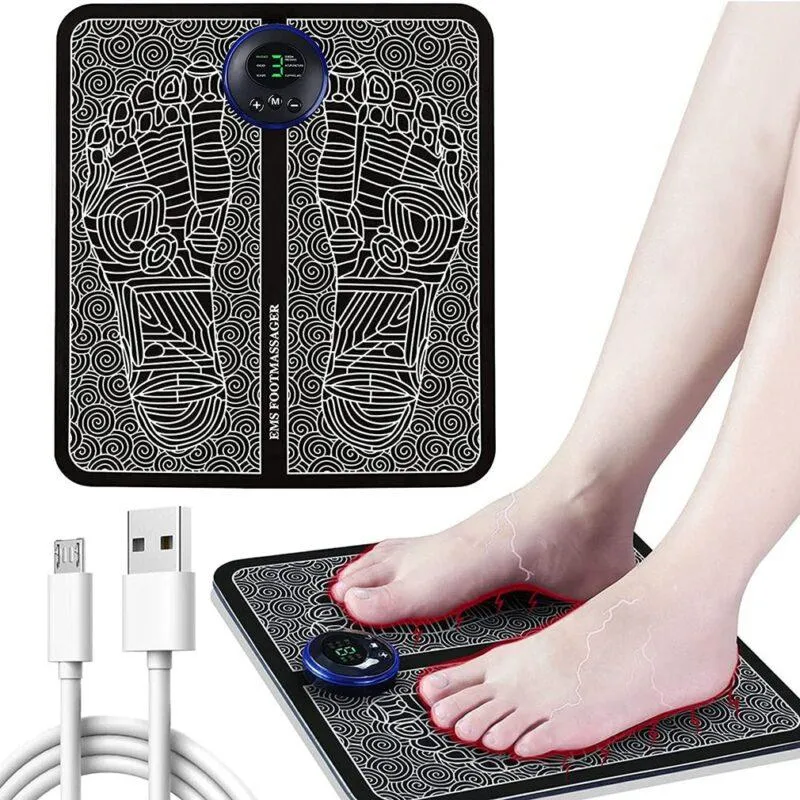 Rechargeable EMS Foot Massager Muscle Stimulation Pad