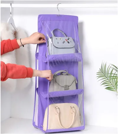 Purple Handbag Organizer