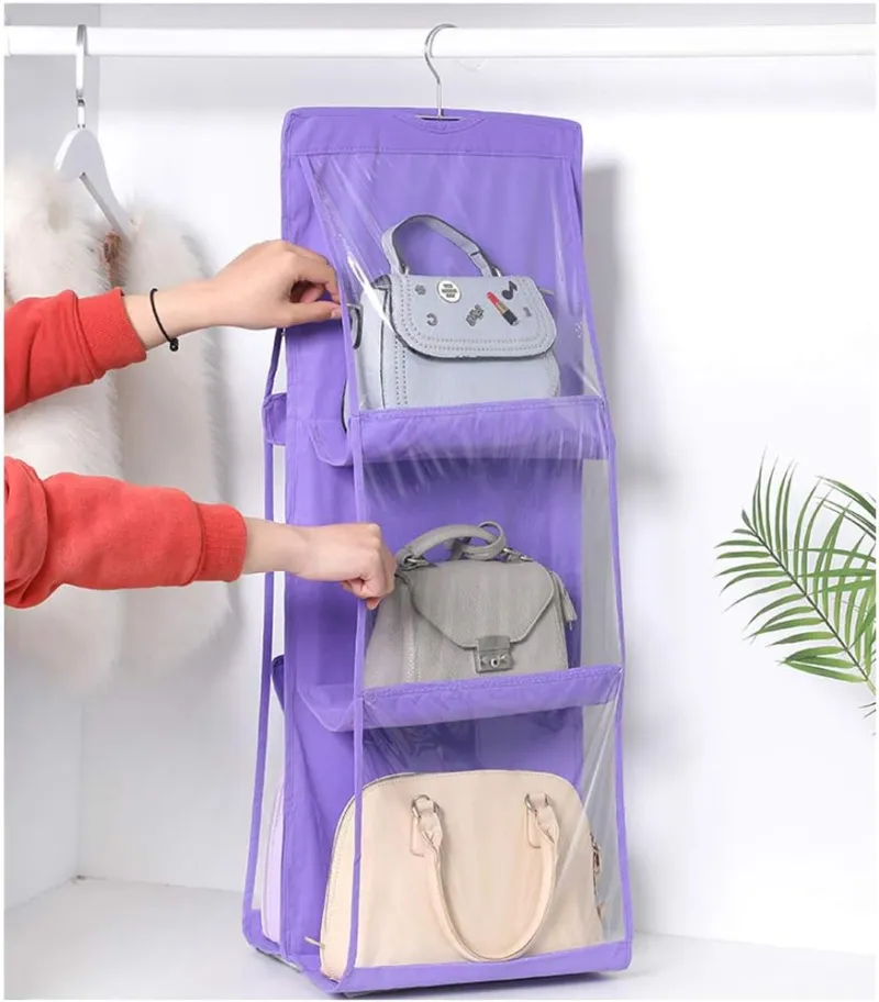 Purple Handbag Organizer